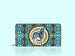 Mlavi Animal collection large zipper around closure wallets with original, beautiful animal themed illustration prints for wholesale and online shopping