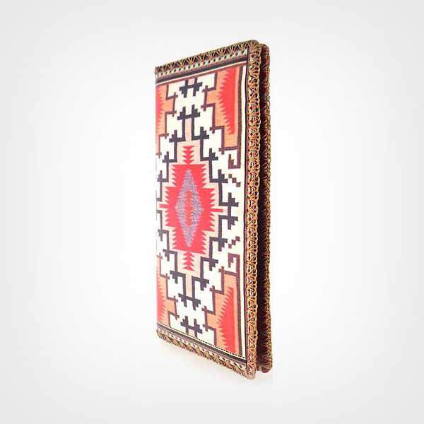 Mlavi Balkan collection unique and beautiful vegan large flat wallet with Balkan art and craft inspired prints for wholesale and online shopping