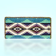 Mlavi Balkan collection Balkan textile pattern print large flat wallet for wholesale and online shopping