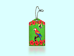 Mlavi Bird collection luggage tags with original, beautiful bird themed illustration prints for wholesale and online shopping
