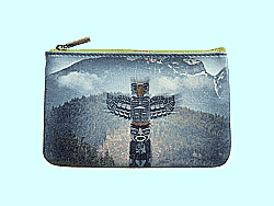 Mlavi Canada collection small pouches/coin purses with British Columbia photography prints for wholesale and online shopping