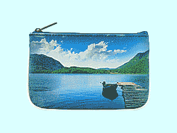Mlavi Canada collection small pouches/coin purses with British Columbia photography prints for wholesale and online shopping