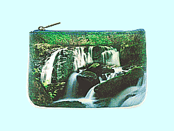 Mlavi Canada collection small pouches/coin purses with British Columbia photography prints for wholesale and online shopping