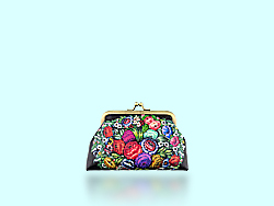 Mlavi Flower collection coin purses with original, beautiful flower themed illustration prints for wholesale and online shopping