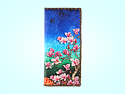Mlavi Flower collection flat wallets with original, beautiful flower themed illustration prints for wholesale and online shopping