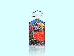 Mlavi Flower collection luggage tags with original, beautiful flower themed illustration prints for wholesale and online shopping