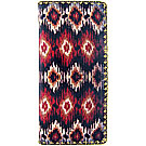 Mlavi Ikat collection Ikat pattern print large flat wallet for wholesale and online shopping