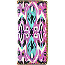 Mlavi Ikat collection Ikat pattern print large flat wallet for wholesale and online shopping