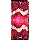 Mlavi Ikat collection Ikat pattern print large flat wallet for wholesale and online shopping