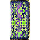 Mlavi Ikat collection Ikat pattern print large flat wallet for wholesale and online shopping