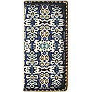 Mlavi Ikat collection Ikat pattern print large flat wallet for wholesale and online shopping