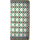 Mlavi Ikat collection Ikat pattern print large flat wallet for wholesale and online shopping