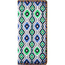 Mlavi Ikat collection Ikat pattern print large flat wallet for wholesale and online shopping