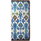 Mlavi Ikat collection Ikat pattern print large flat wallet for wholesale and online shopping