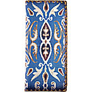 Mlavi Ikat collection Ikat pattern print large flat wallet for wholesale and online shopping