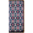 Mlavi Ikat collection Ikat pattern print large flat wallet for wholesale and online shopping