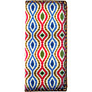 Mlavi Ikat collection Ikat pattern print large flat wallet for wholesale and online shopping