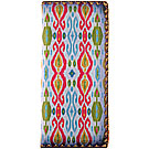 Mlavi Ikat collection Ikat pattern print large flat wallet for wholesale and online shopping