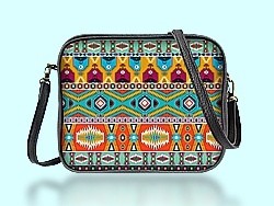 Mlavi Ikat collection cross body bags with original, beautiful ikat themed illustration prints for wholesale and online shopping