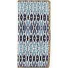 Mlavi Ikat collection Ikat pattern print large flat wallet for wholesale and online shopping