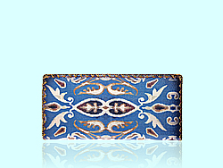 Mlavi Ikat collection flat wallets with original, beautiful ikat themed illustration prints for wholesale and online shopping