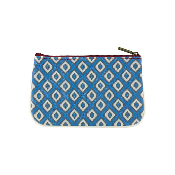 Mlavi Ikat collection unique and beautiful vegan small pouche/coin purse with Ikat pattern prints for wholesale and online shopping