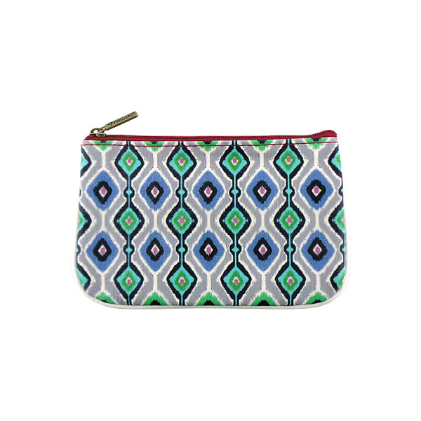 Mlavi Ikat collection unique and beautiful vegan small pouche/coin purse with Ikat pattern prints for wholesale and online shopping