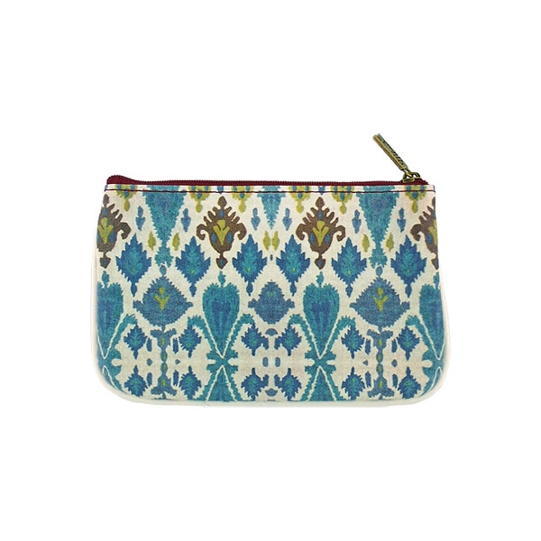 Mlavi Ikat collection unique and beautiful vegan small pouche/coin purse with Ikat pattern prints for wholesale and online shopping
