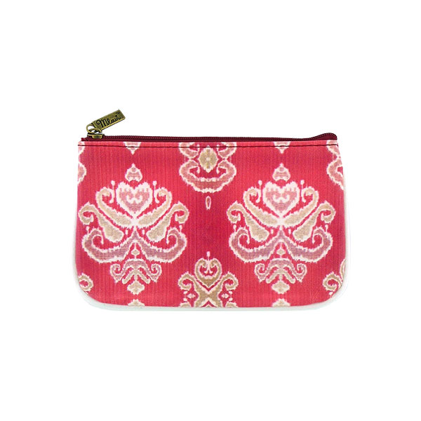 Mlavi Ikat collection unique and beautiful vegan small pouche/coin purse with Ikat pattern prints for wholesale and online shopping