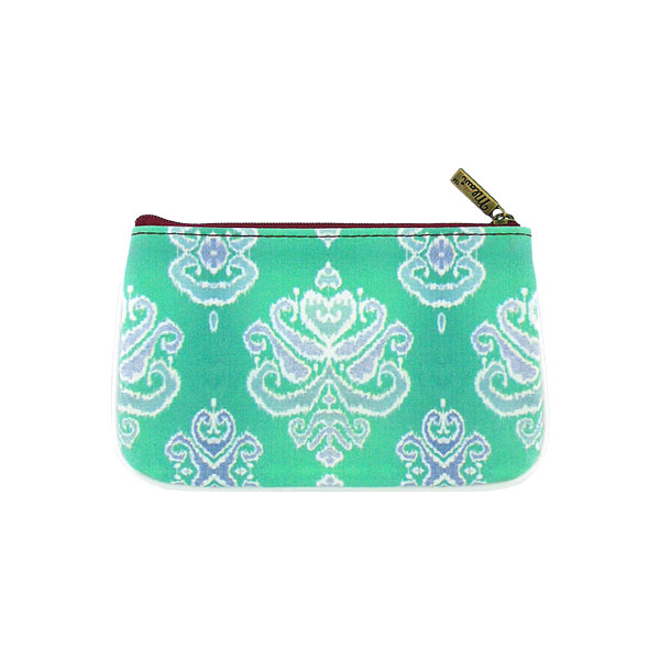 Mlavi Ikat collection unique and beautiful vegan small pouche/coin purse with Ikat pattern prints for wholesale and online shopping
