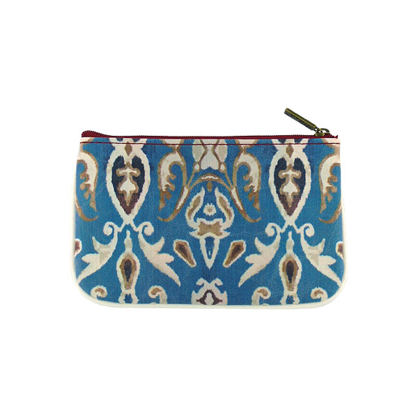 Mlavi Ikat collection unique and beautiful vegan small pouche/coin purse with Ikat pattern prints for wholesale and online shopping