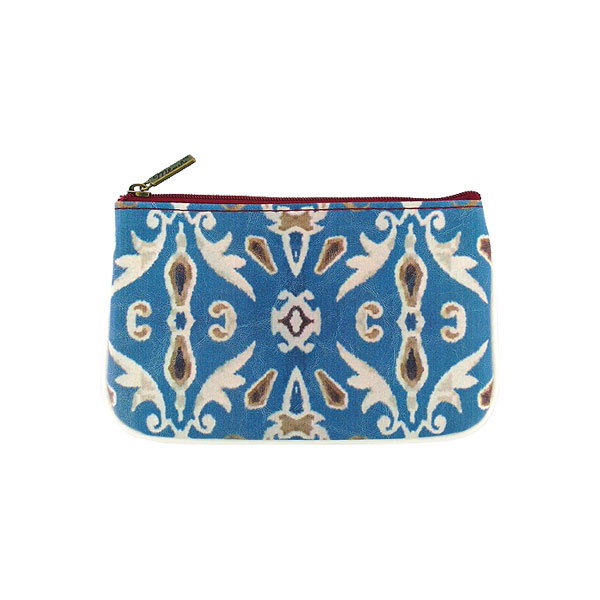 Mlavi Ikat collection unique and beautiful vegan small pouche/coin purse with Ikat pattern prints for wholesale and online shopping