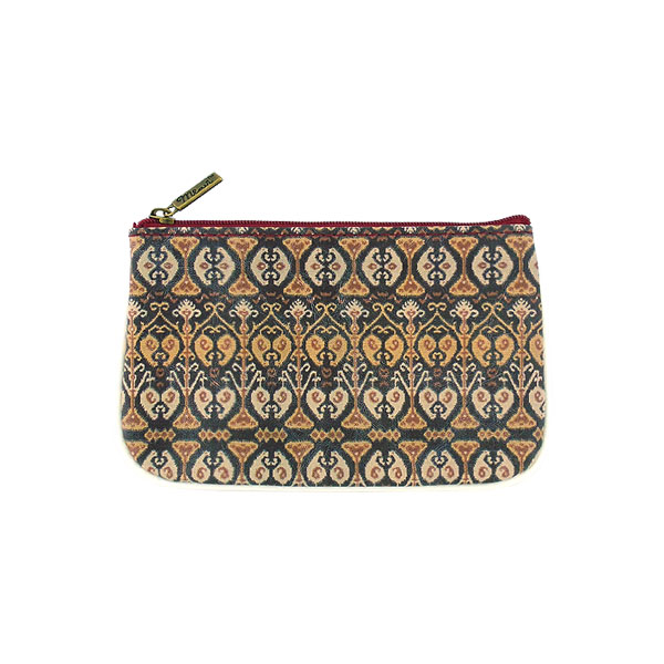 Mlavi Ikat collection unique and beautiful vegan small pouche/coin purse with Ikat pattern prints for wholesale and online shopping
