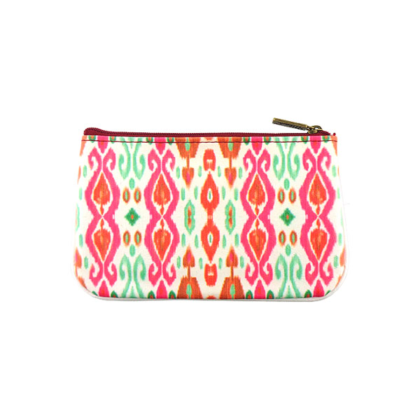 Mlavi Ikat collection unique and beautiful vegan small pouche/coin purse with Ikat pattern prints for wholesale and online shopping