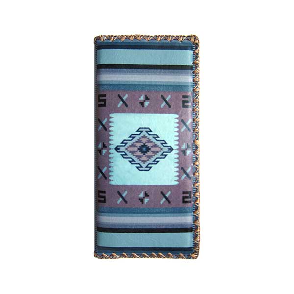 Mlavi Mexico collection unique and beautiful vegan large flat wallet with Mexican textile pattern prints for wholesale and online shopping