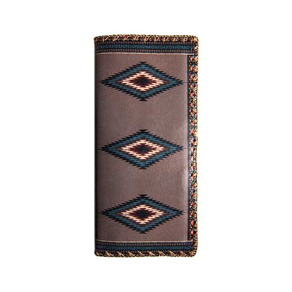Mlavi Mexico collection unique and beautiful vegan large flat wallet with Mexican textile pattern prints for wholesale and online shopping
