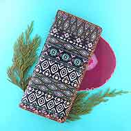 Mlavi Mexico collection Mexican Aztec pattern print large flat wallet for wholesale and online shopping