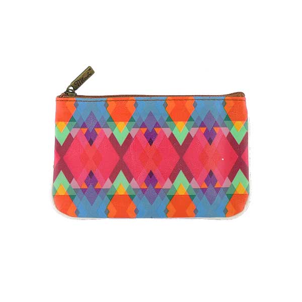 Mlavi Mexico collection unique and beautiful vegan small pouche/coin purse with Mexcian Azteck pattern prints for wholesale and online shopping