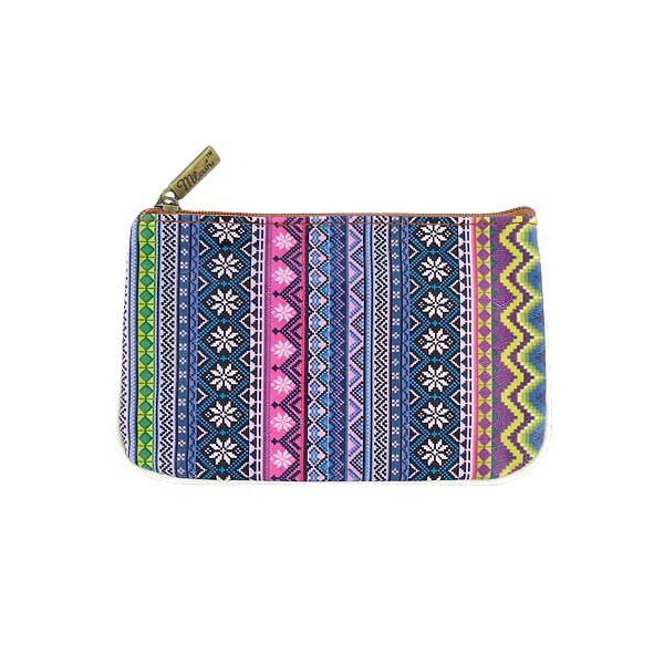 Mlavi Mexico collection unique and beautiful vegan small pouche/coin purse with Mexcian Azteck pattern prints for wholesale and online shopping