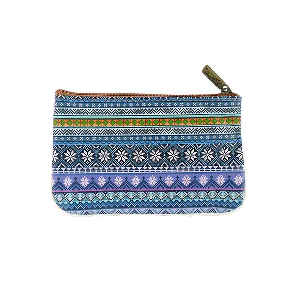 Mlavi Mexico collection unique and beautiful vegan small pouche/coin purse with Mexcian Azteck pattern prints for wholesale and online shopping