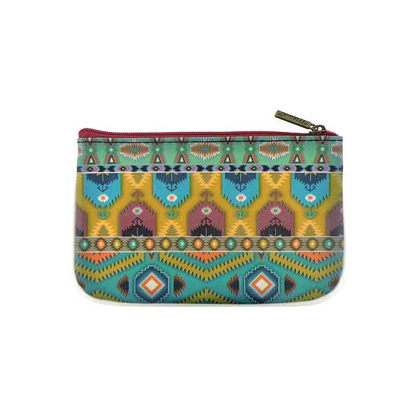 Mlavi Mexico collection unique and beautiful vegan small pouche/coin purse with Mexcian Azteck pattern prints for wholesale and online shopping