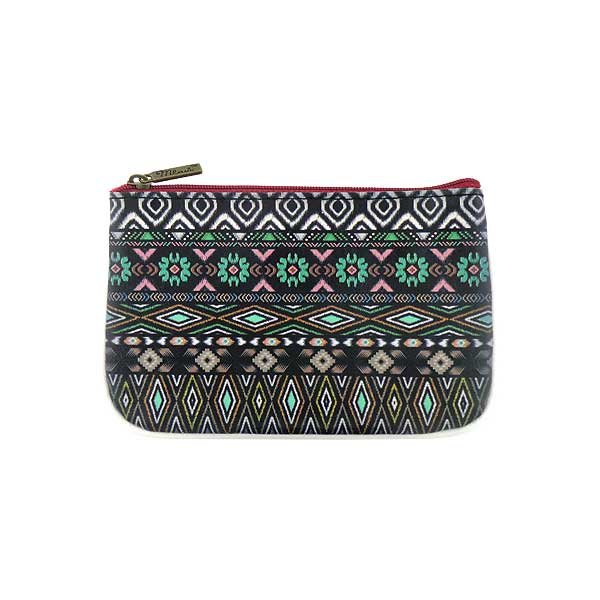 Mlavi Mexico collection unique and beautiful vegan small pouche/coin purse with Mexcian Azteck pattern prints for wholesale and online shopping