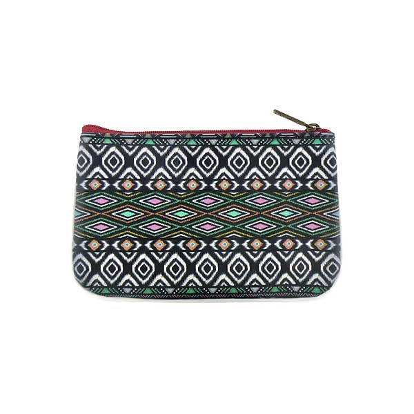 Mlavi Mexico collection unique and beautiful vegan small pouche/coin purse with Mexcian Azteck pattern prints for wholesale and online shopping