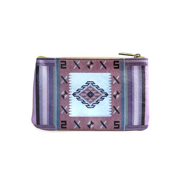 Mlavi Mexico collection unique and beautiful vegan small pouche/coin purse with Mexcian textile pattern prints for wholesale and online shopping