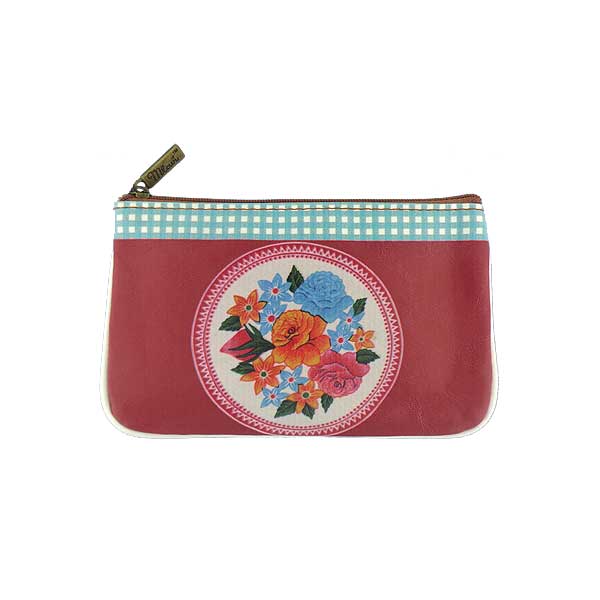 Mlavi Mexico collection unique and beautiful vegan small pouche/coin purse with Mexcian textile pattern prints for wholesale and online shopping