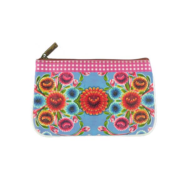 Mlavi Mexico collection unique and beautiful vegan small pouche/coin purse with Mexcian textile pattern prints for wholesale and online shopping
