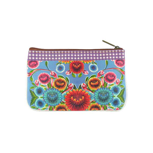 Mlavi Mexico collection unique and beautiful vegan small pouche/coin purse with Mexcian textile pattern prints for wholesale and online shopping