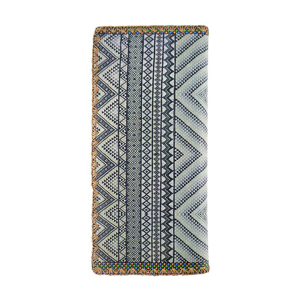 Mlavi Morocco collection unique and beautiful vegan large flat wallet with Moroccan pattern inspired prints for wholesale and online shopping