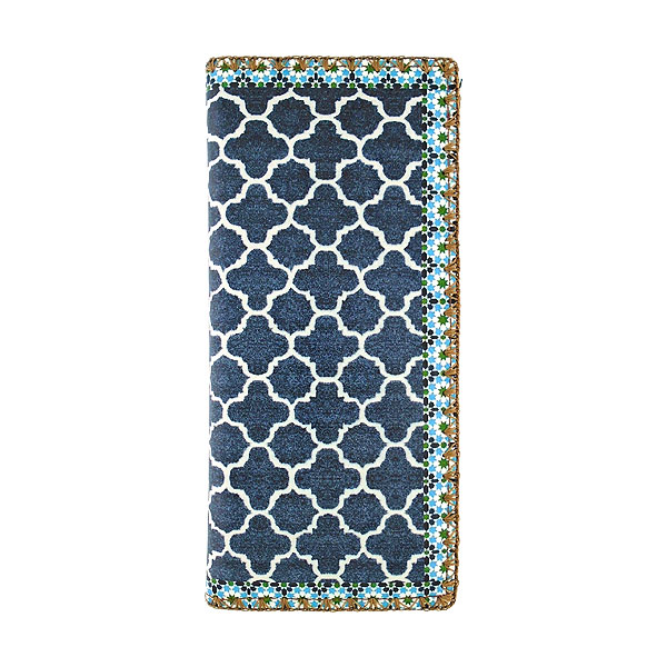 Mlavi Morocco collection unique and beautiful vegan large flat wallet with Moroccan pattern inspired prints for wholesale and online shopping