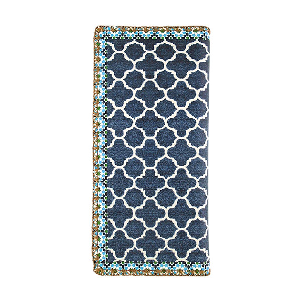 Mlavi Morocco collection unique and beautiful vegan large flat wallet with Moroccan pattern inspired prints for wholesale and online shopping